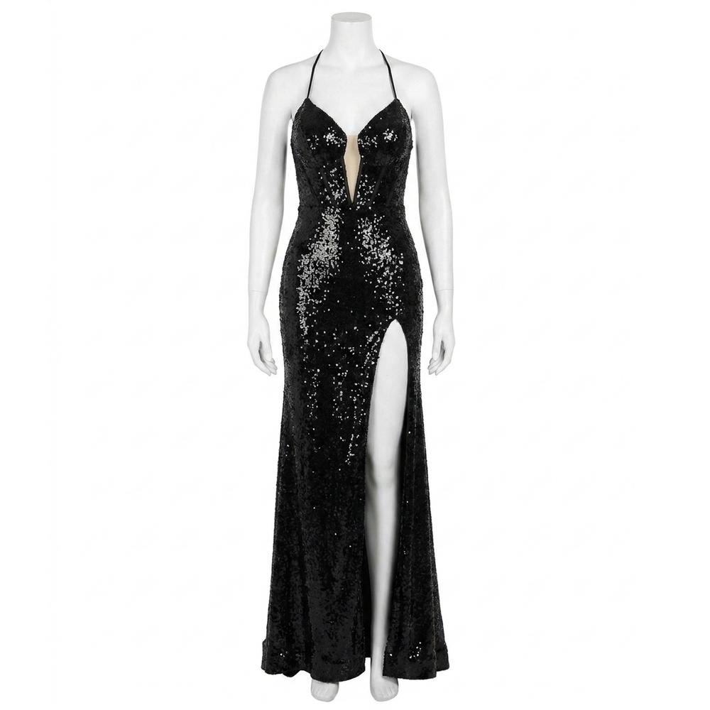 Jovani | Dresses | New Jovani Adrienne Long Formal Prom Dress Gown In Black  | Poshmark